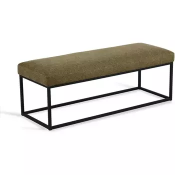 Банкетка Loft Flat ОГОГО (арт.810243), (Рогожка,Ткань/Коричневый) ОГОГО Обстановочка!