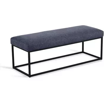 Банкетка Loft Flat ОГОГО (арт.810246), (Ткань,Рогожка/Синий) ОГОГО Обстановочка!