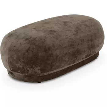 Банкетка Lucca ОГОГО (арт.823145), (Ткань,Велюр/Коричневый) ОГОГО Обстановочка!