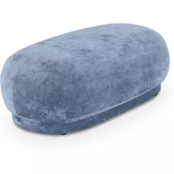 Банкетка Lucca ОГОГО (арт.823154), (Ткань,Велюр/Голубой) ОГОГО Обстановочка!