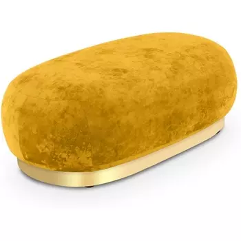 Банкетка Lucca ОГОГО (арт.852270), (Велюр,Ткань/Желтый) ОГОГО Обстановочка!