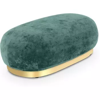 Банкетка Lucca ОГОГО (арт.853160), (Ткань,Велюр/Синий) ОГОГО Обстановочка!