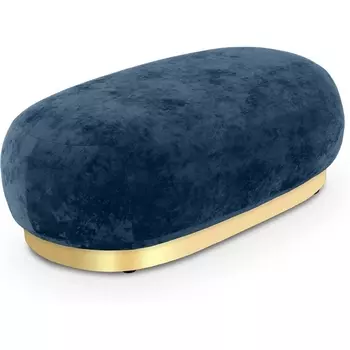 Банкетка Lucca ОГОГО (арт.853165), (Велюр,Ткань/Темно-синий) ОГОГО Обстановочка!