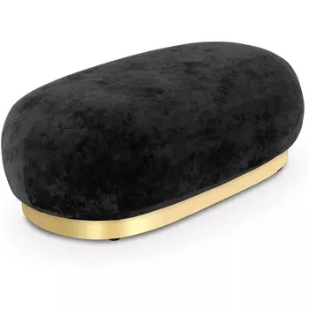 Банкетка Lucca ОГОГО (арт.853166), (Ткань,Велюр/Черный) ОГОГО Обстановочка!