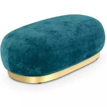 Банкетка Lucca ОГОГО (арт.853167), (Велюр,Ткань/Бирюзовый) ОГОГО Обстановочка!