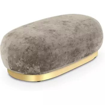 Банкетка Lucca ОГОГО (арт.853169), (Ткань,Велюр/Светло-коричневый) ОГОГО Обстановочка!