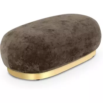 Банкетка Lucca ОГОГО (арт.853170), (Ткань,Велюр/Коричневый) ОГОГО Обстановочка!