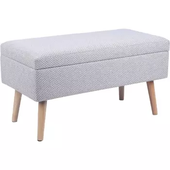 Банкетка Сторми с ящиком серый Stool Group арт.УТ000039385