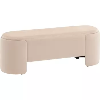 Банкетка Taks велюр молочный Stool Group (арт.УТ000039118)