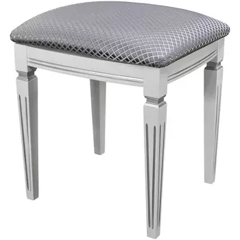 Банкетка Васко В 107Н белый/серебро, Атина серебро от фабрики Mebelik