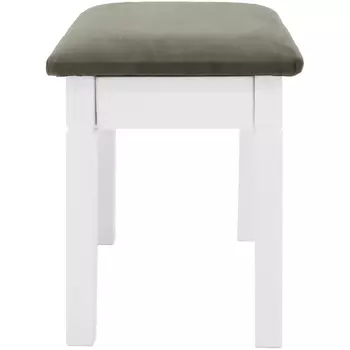 Банкетка Венеция 5 с ящиком белый, ткань porshe 6 от фабрики Mebelik