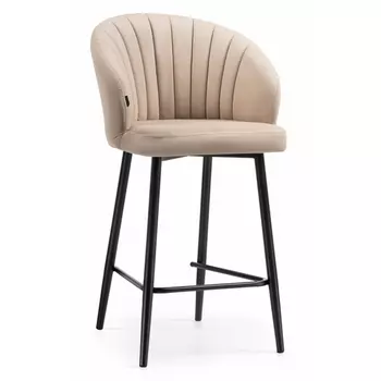 Полубарный стул Woodville Бэнбу velutto 05 / черный 499988