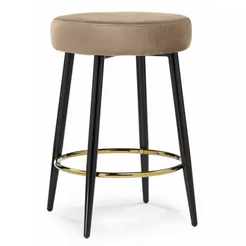 Барный стул Woodville Plato dark beige 15059