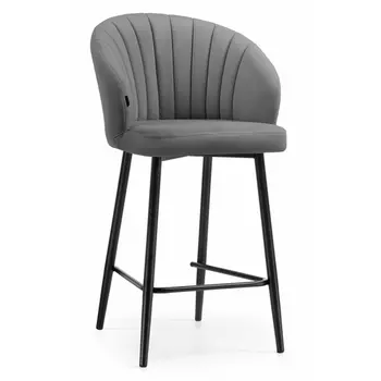 Полубарный стул Woodville Бэнбу velutto 32 / черный 499987