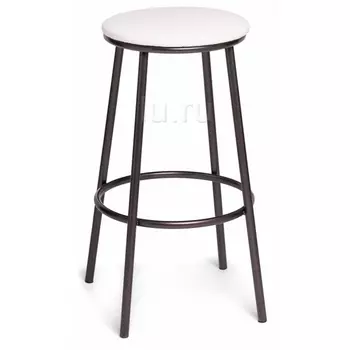 Барный стул Woodville Drezegomad белый / темный мусс 453995