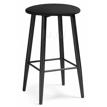 Полубарный стул Woodville Гангток катания блэк / черный матовый 469980