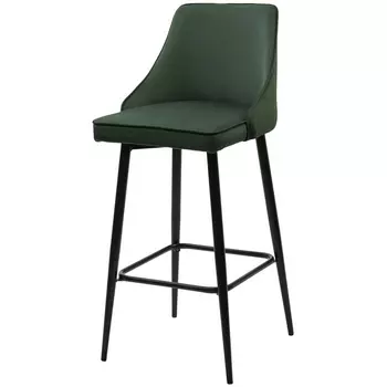 Барный стул H-30 Изумрудный, велюр / черный каркас, поворот.360 град., M-City 688M05129
