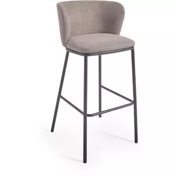 Барный стул La Forma (ex Julia Grup) Ciselia (Коричневый/ Сталь) 147852