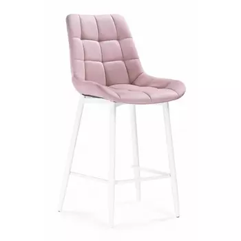 Полубарный стул Woodville Алст К розовый / белый 502122