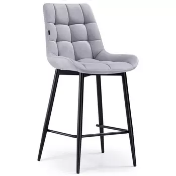 Барный стул серо-лиловый / черный Notta Алст 502123