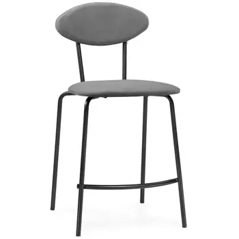 Барный стул сильвер / черный матовый Woodville Коумо 516471