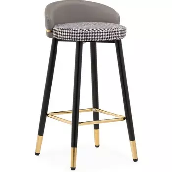 Барный стул Woodville Kardial gray / black
