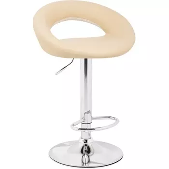 Барный стул Woodville Oazis cream / chrome 15502