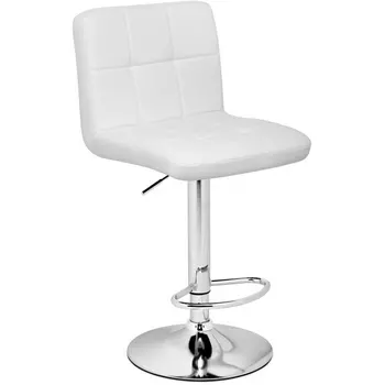 Барный стул Woodville Paskal white / chrome 15436