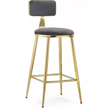 Барный стул Woodville Persi dark gray / gold арт.15678