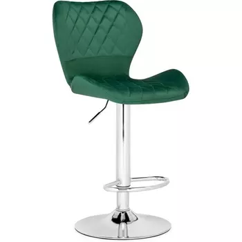 Барный стул Woodville Porch green / chrome
