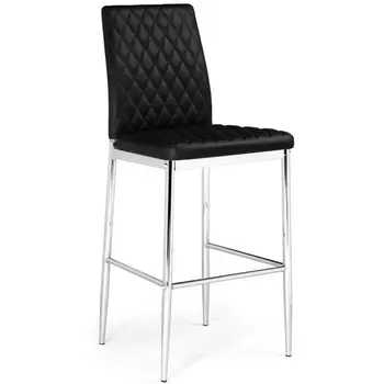 Барный стул Woodville Teon black / chrome 15515