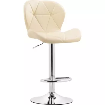Барный стул Woodville Trio beige / chrome