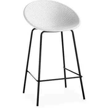 Барный стул Woodville Zeta white / black