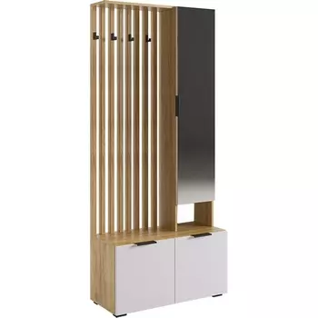 Бери Прихожая, цвет дуб крафт золотой/белое дерево Mebelson (арт.MPR-021.2563)