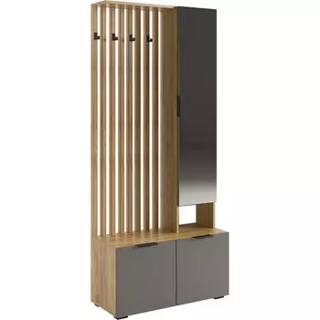 Бери Прихожая, цвет дуб крафт золотой/графит Mebelson (арт.MPR-021.2564)