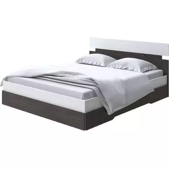 Без бренда Кровать Milton (ЛДСП Белый/Дуб Кантербери) 180x200 PROxSON