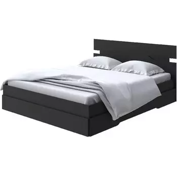 Без бренда Кровать Milton (ЛДСП Черный) 180x200 PROxSON