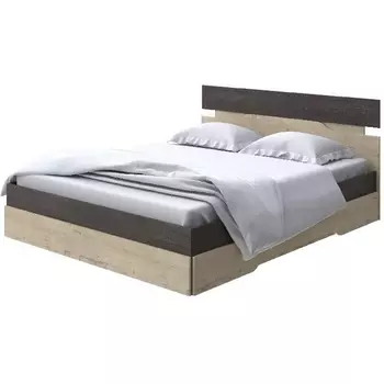 Без бренда Кровать Milton (ЛДСП Дуб Кантербери/Бунратти) 180x200 PROxSON