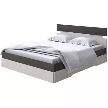 Без бренда Кровать Milton (ЛДСП Дуб Кантербери/Дуб Шамони светлый (124)) 180x200 PROxSON