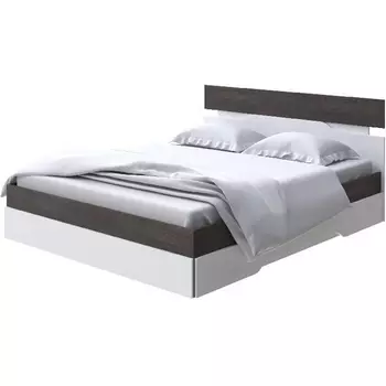 Без бренда Кровать Milton (ЛДСП Дуб Кантербери/Белый) 180x200 PROxSON