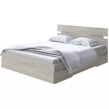 Без бренда Кровать Milton (ЛДСП Ясень Шимо Светлый) 180x200 PROxSON