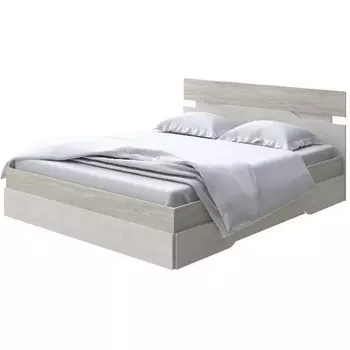 Без бренда Кровать Milton (ЛДСП Ясень Шимо Светлый/Дуб Шамони светлый) 180x200 PROxSON