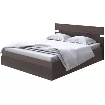 Без бренда Кровать Milton с подъемным механизмом (ЛДСП Ясень Шимо Темный/Дуб Кантербери) 180x200 PROxSON