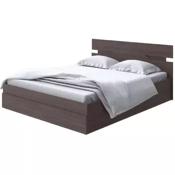 Без бренда Кровать Milton с подъемным механизмом (ЛДСП Ясень Шимо Темный) 180x200 PROxSON