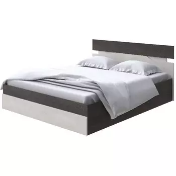 Без бренда Кровать Milton с подъемным механизмом (ЛДСП Дуб Кантербери/Дуб Шамони светлый (124)) 160x200 PROxSON