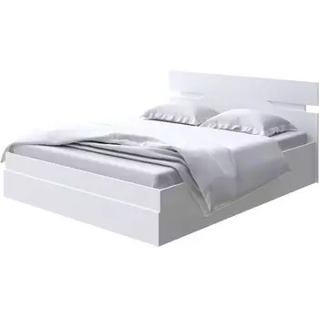 Без бренда Кровать Milton с подъемным механизмом (ЛДСП Белый) 180x200 PROxSON