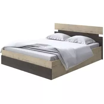 Без бренда Кровать Milton с подъемным механизмом (ЛДСП Бунратти/Дуб Кантербери) 180x200 PROxSON