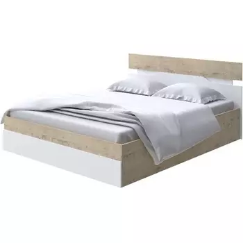 Без бренда Кровать Milton с подъемным механизмом (ЛДСП Бунратти/Белый) 180x200 PROxSON