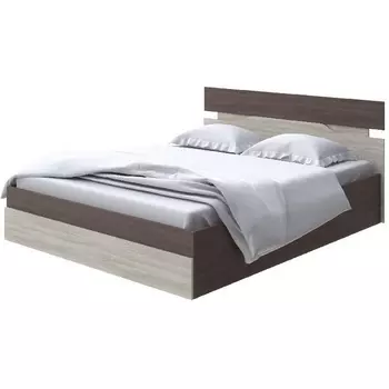 Без бренда Кровать Milton с подъемным механизмом (ЛДСП Ясень Шимо Темный/Ясень Шимо Светлый) 180x200 PROxSON