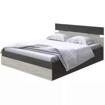 Без бренда Кровать Milton с подъемным механизмом (ЛДСП Дуб Кантербери/Ясень Шимо Светлый) 180x200 PROxSON